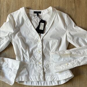 Crisp, brand new, never worn rag & bone Victoire cotton blouse